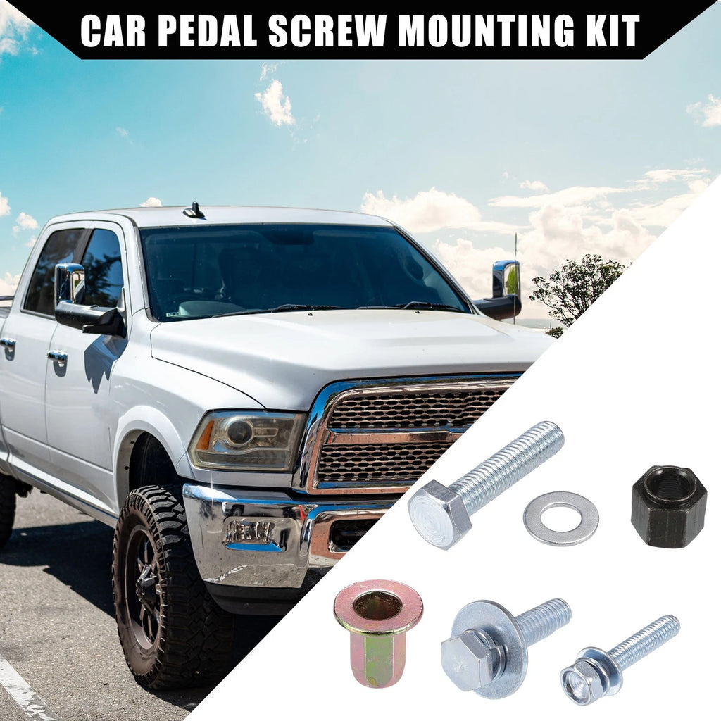 Car Pedal Mount Screw Set Replacement for Dodge Ram 1500 2500 (2019–2024)
