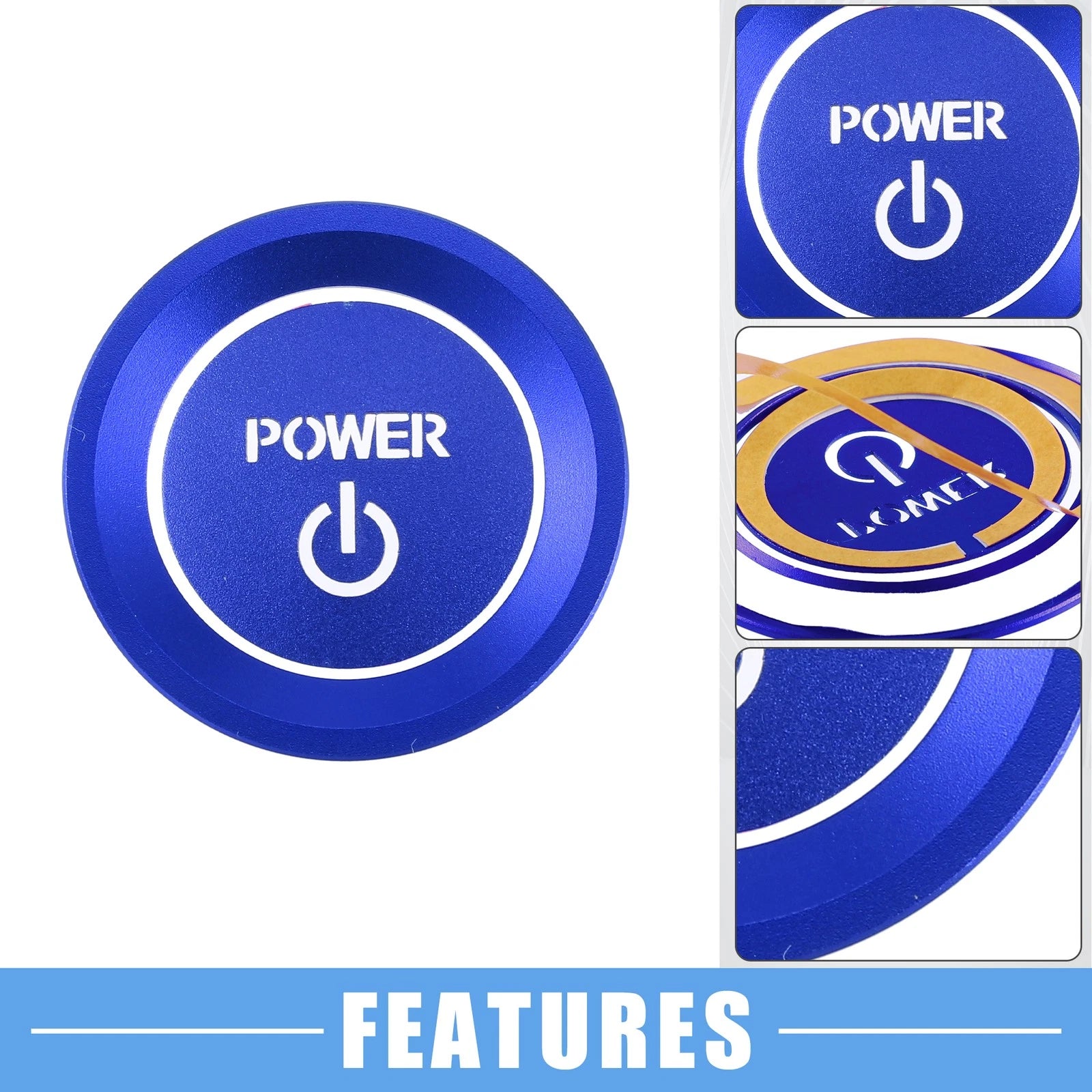 Engine Start Stop Ignition Button Decal for Honda Accord (2018–2022)