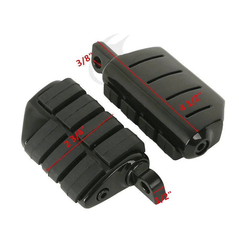 Rear Footpegs Peg Mount for Harley Softail Slim FLS (2012–2017) Cross Bones (2008–2011)