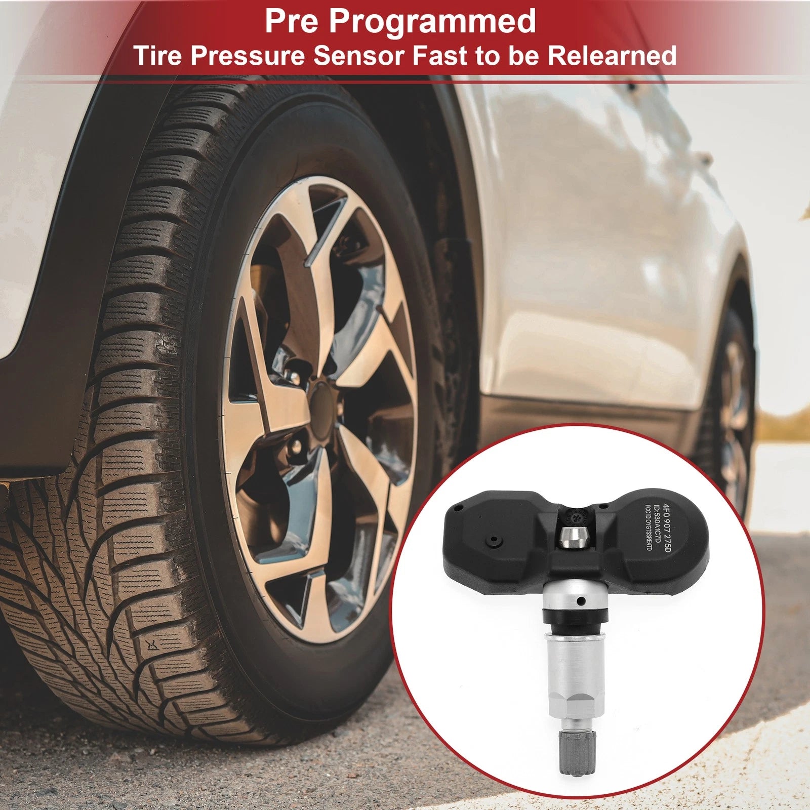 Tire Pressure Sensor Replacement for Porsche Boxster 2012–2016 (433MHz)
