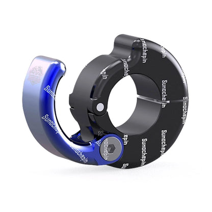 Helmet Hook Holder for Motorcycle ATV Handlebar (21-28mm) - Blue
