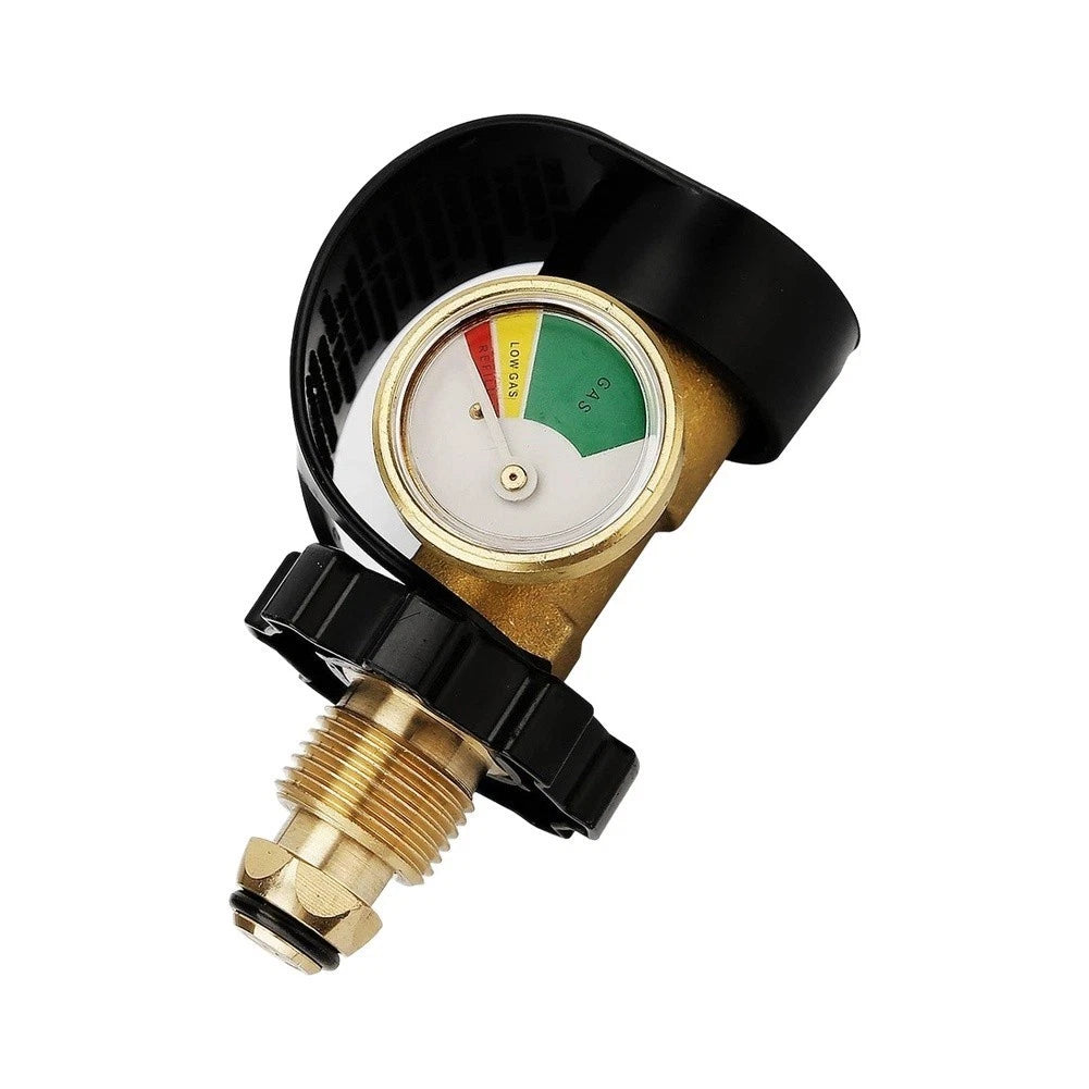 Brass Converter for POL to QCC1 for 100 lb Propane Tanks 20 mm Inner Thread