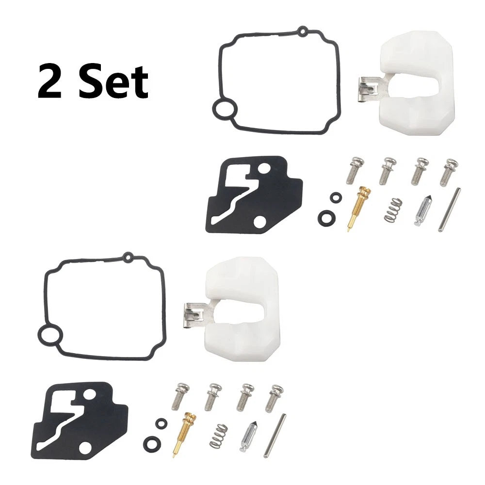 2X Carburetor Rebuild Kit for Tohatsu Nissan MFS NSF 8-9.8hp (2004–2014) 3V1-87122-0