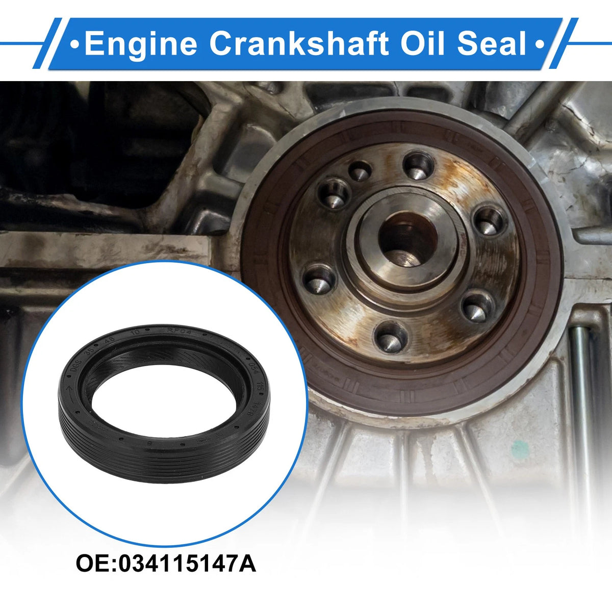 Front Crankshaft Oil Seal Replacement for Audi A6 A8 (2000–2018)