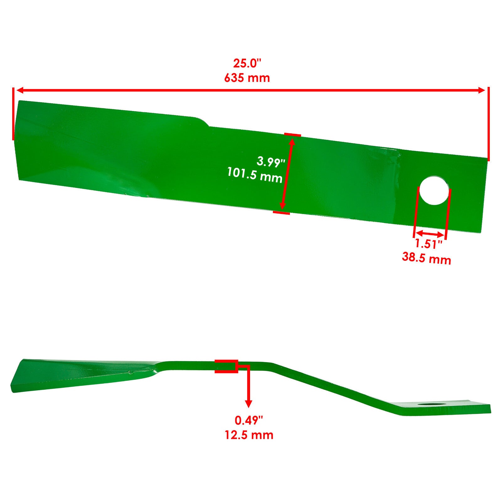 Cutter Blades Replacement for Bush Hog Rotary SQ60 SQ600 (1960–2015)