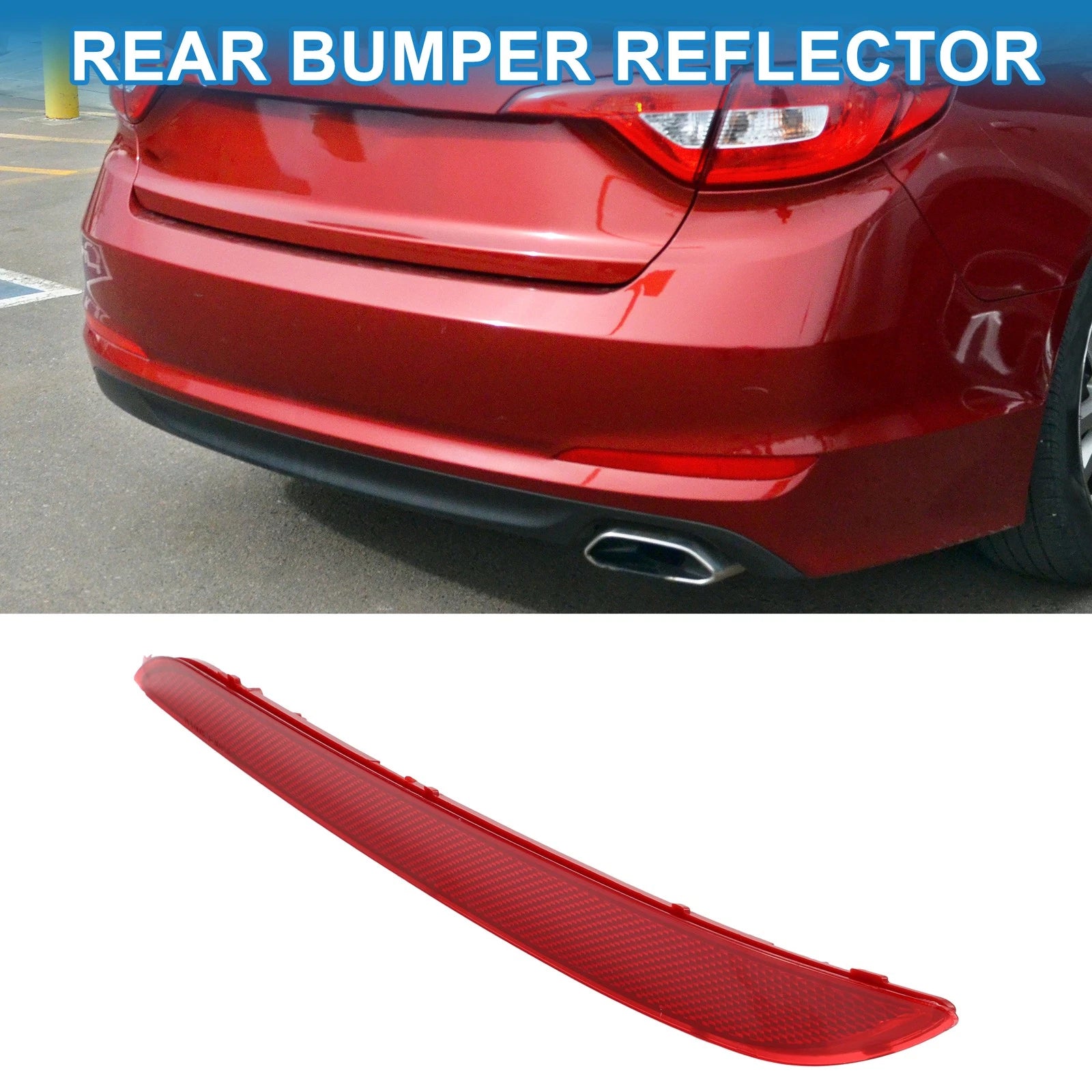 Rear Right Bumper Reflector Replacement for Hyundai Sonata 2015–2017