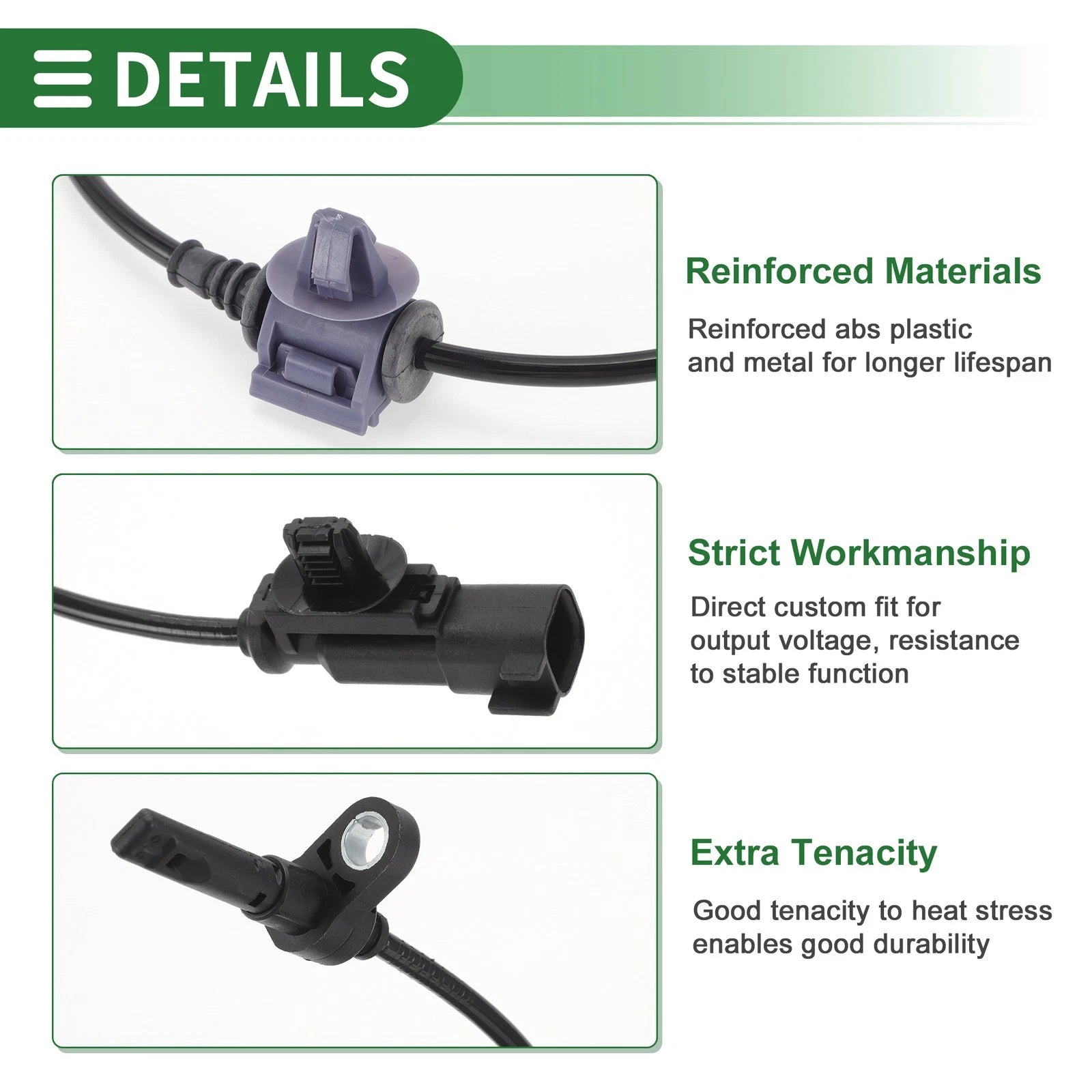 ABS Wheel Speed Sensor No. 90766356 for Buick Excelle XT (2009–2013)