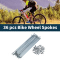 Bicycle Spokes Nipple Set 159mm 45 Steel Galvanized Universal (Universal)
