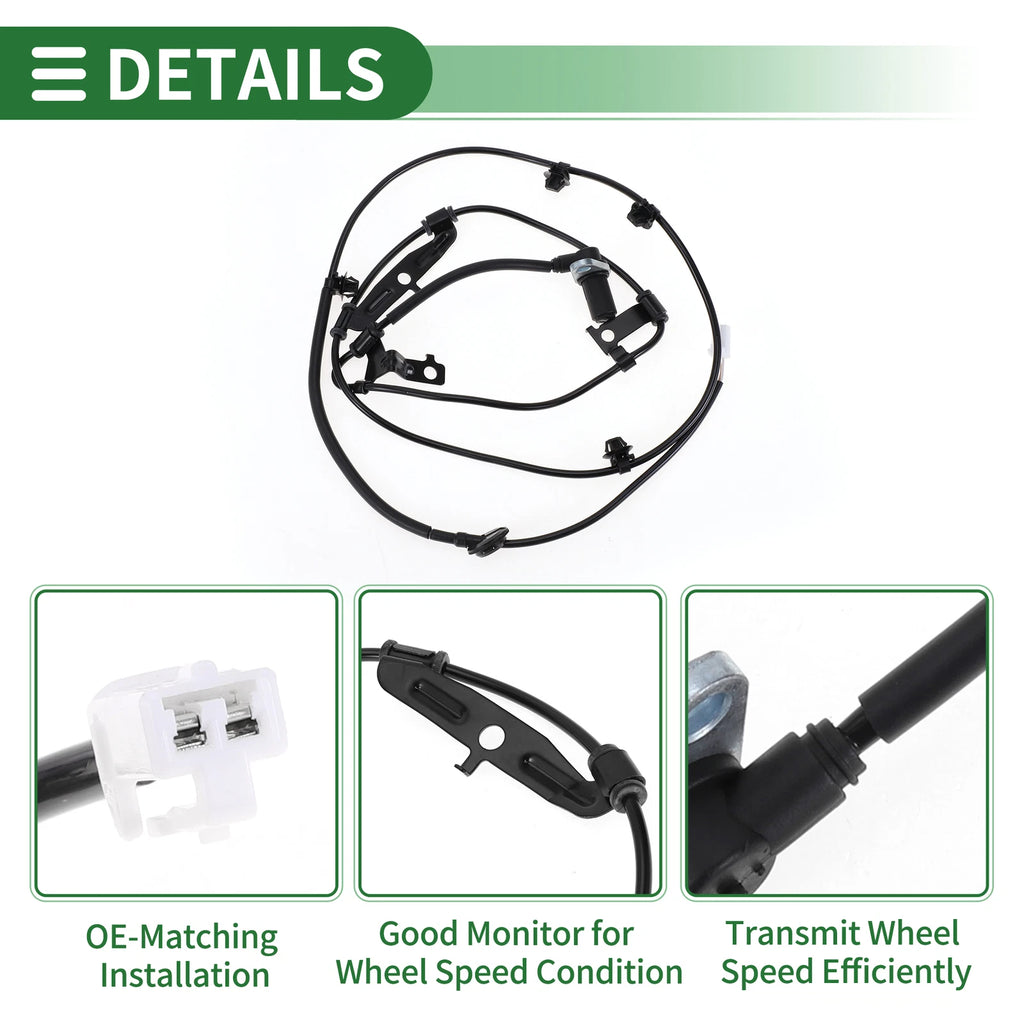 ABS Wheel Speed Sensor Kit No. 4670A379 for Mitsubishi Galant (1994–2002)