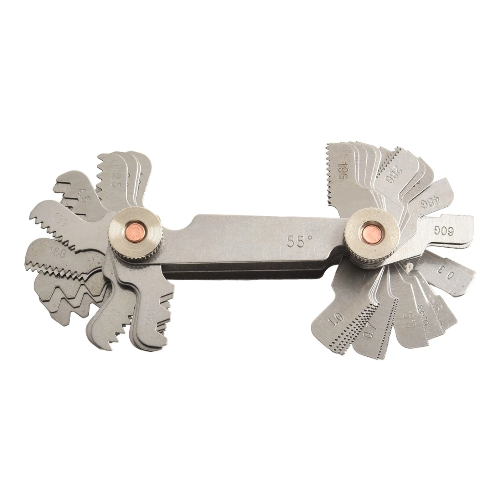 Stainless Steel Thread Gauge for Mechanics and Engineers (52 Sheets)