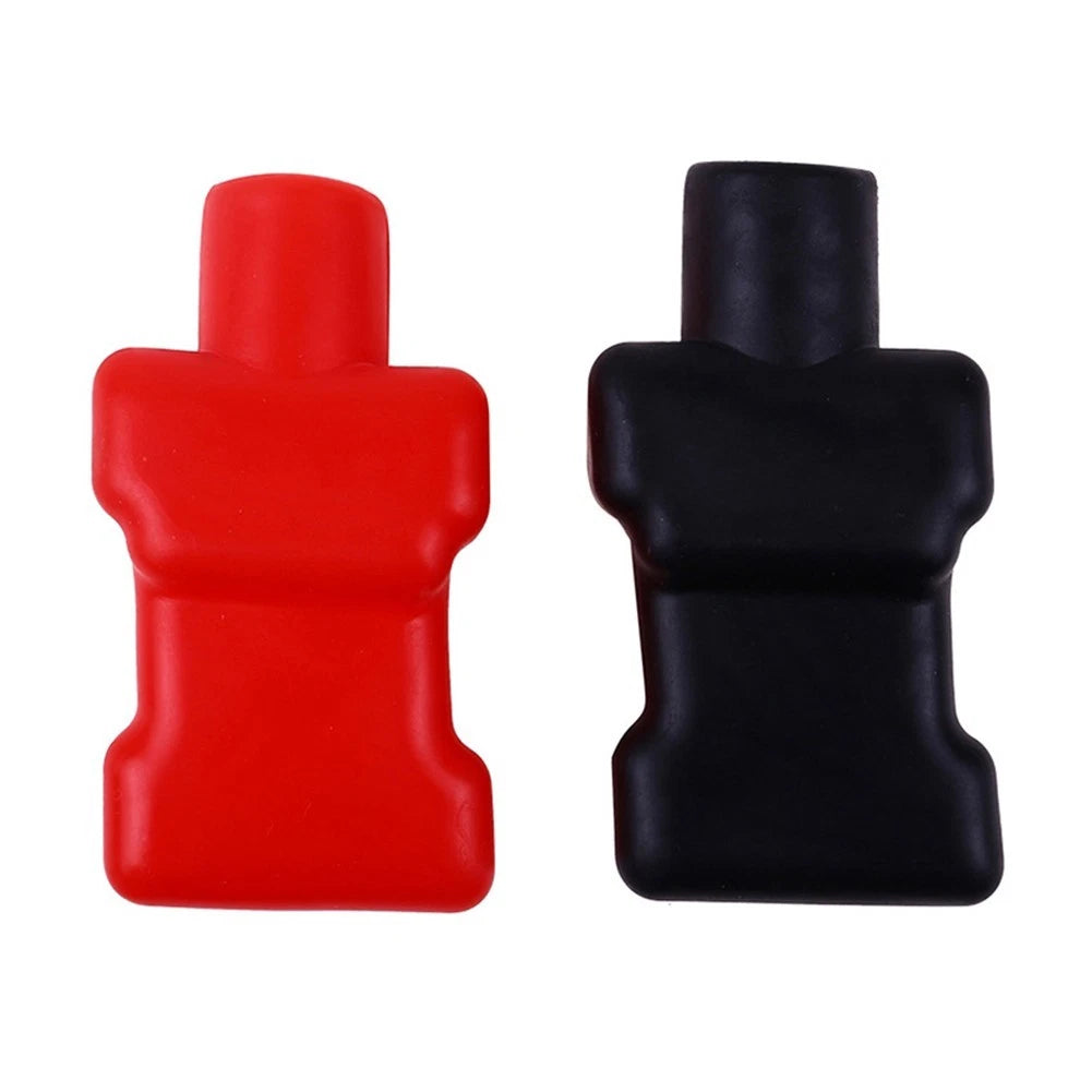 Positive and Negative Car Battery Terminal Covers Soft Flexible PVC Material