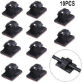 10Pcs Wire Cable Clamp Clip Holder for Car Dash Cam Management