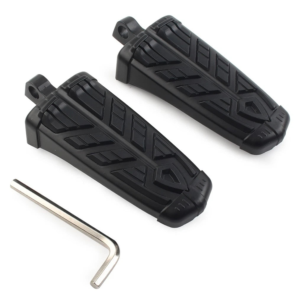 1 Pair Aluminum Foot Pegs for Harley Motorcycle (10mm)