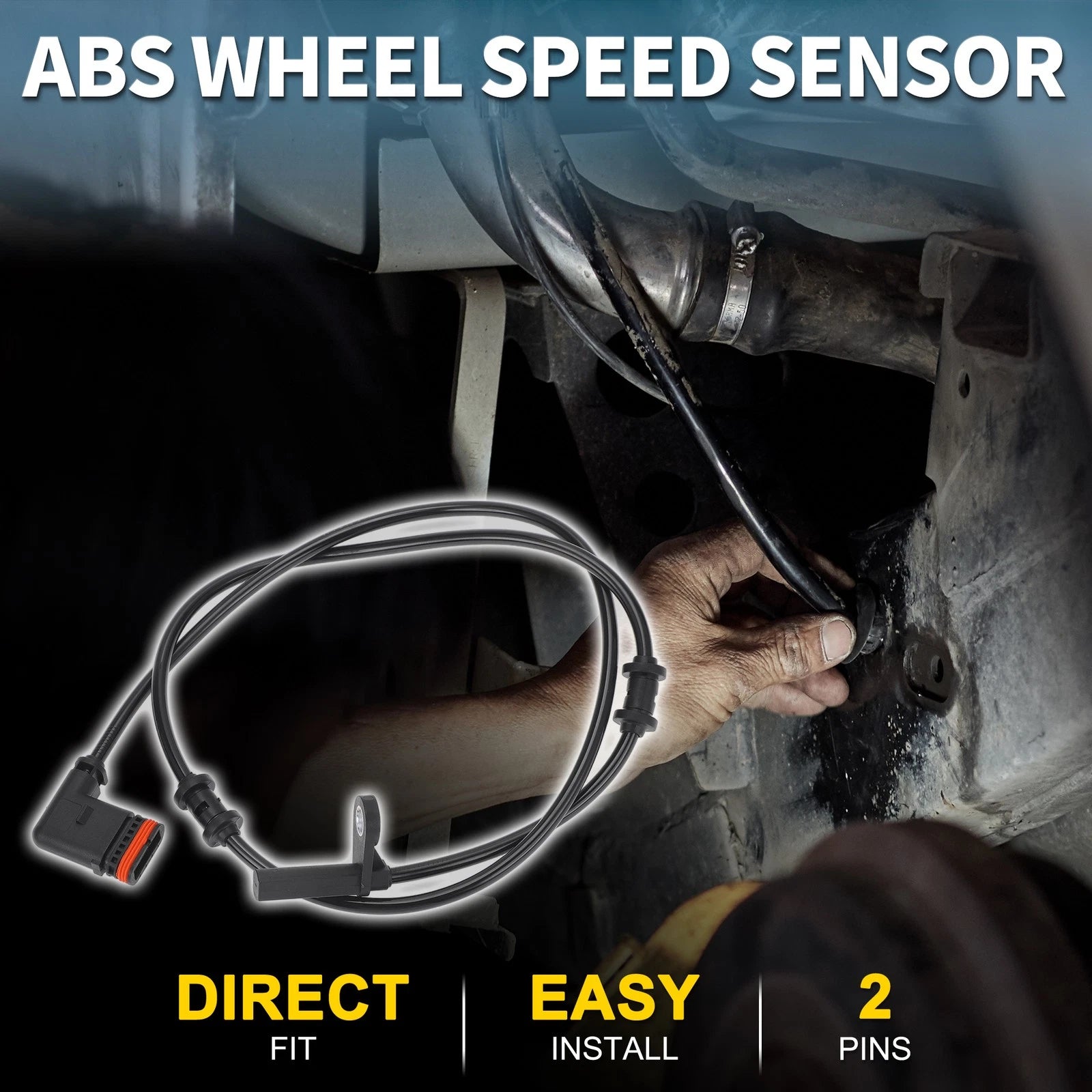 Rear Left ABS Wheel Speed Sensor for Mercedes-Benz SLK280 (2005–2011)