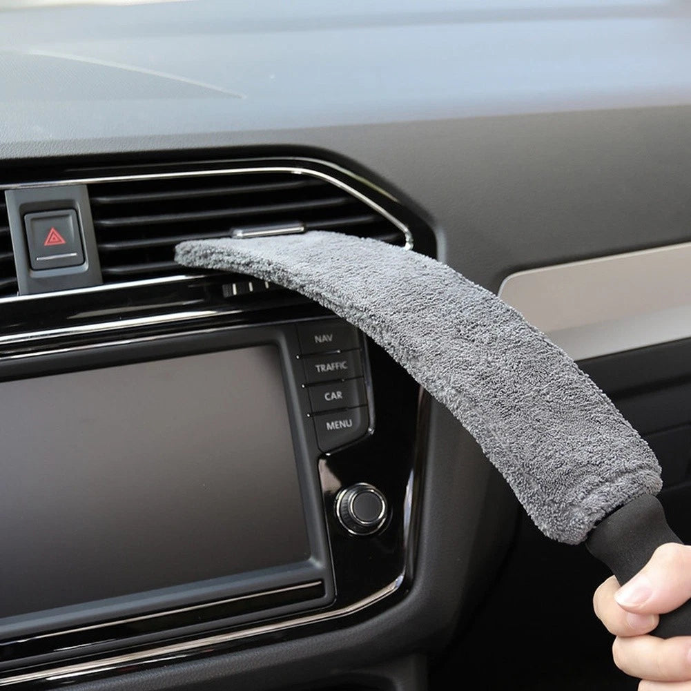 Flexible Car Vent Dust Brush for Narrow Seat Gaps and Edges