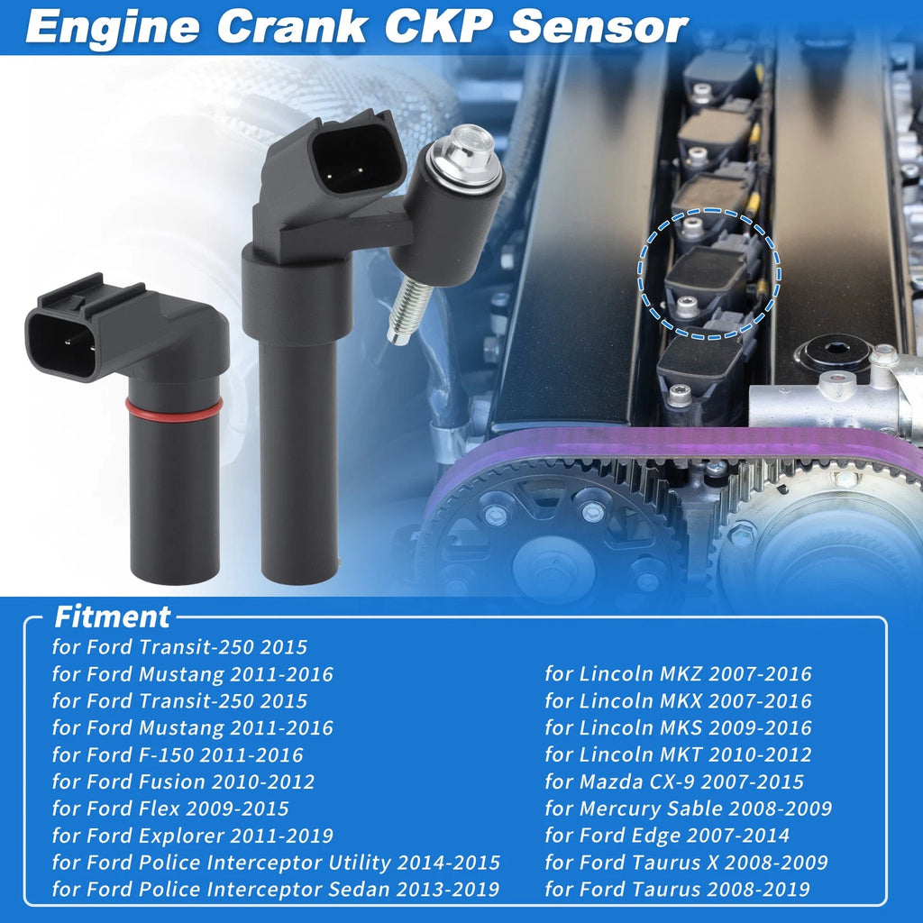 Crankshaft and Camshaft Position Sensors Replacement for Ford Taurus (2008–2019)