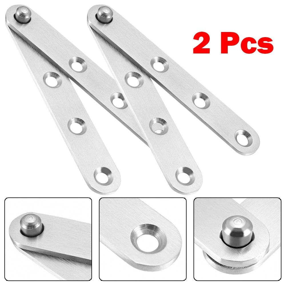 Tool Box Cabinet Door Hinges 100mm x 16mm x 11mm Hole Diameter 5mm