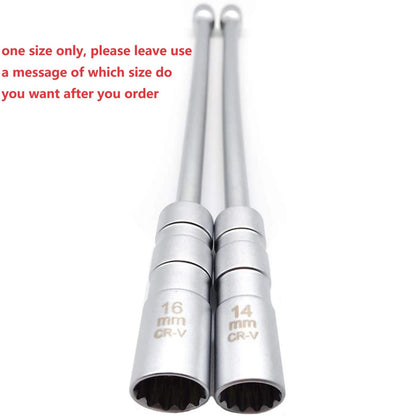 Magnetic Thin Wall 3/8'' Drive Spark Plug Socket for (14/16mm)