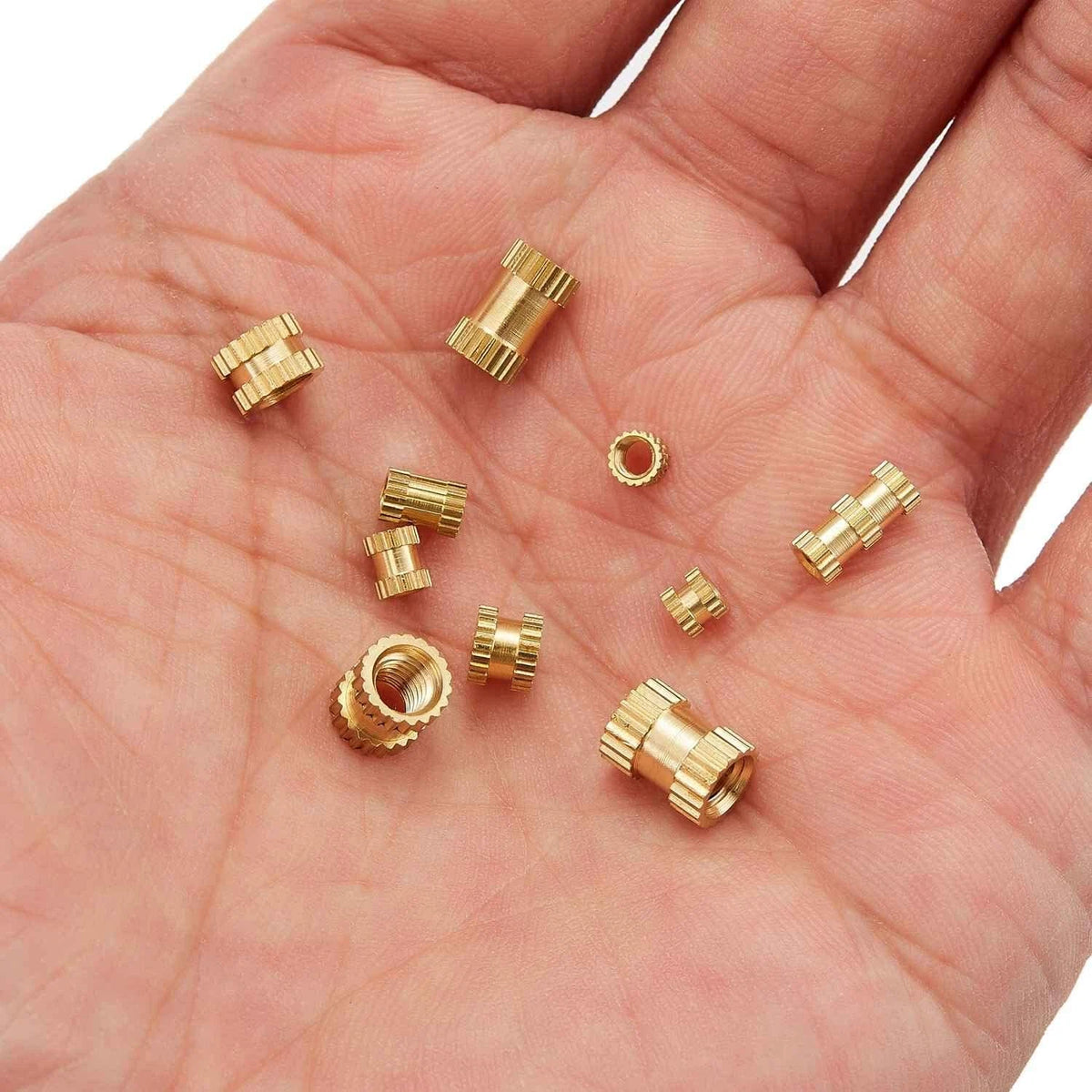 360X Brass Threaded Insert Nuts for M2 M2.5 M3 M4 (Universal)