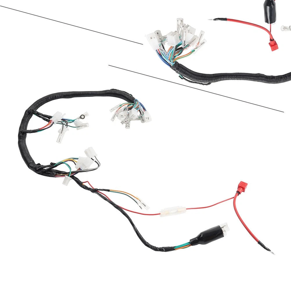 Motorcycle Complete System Electrical Wiring Harness For Honda CG125
