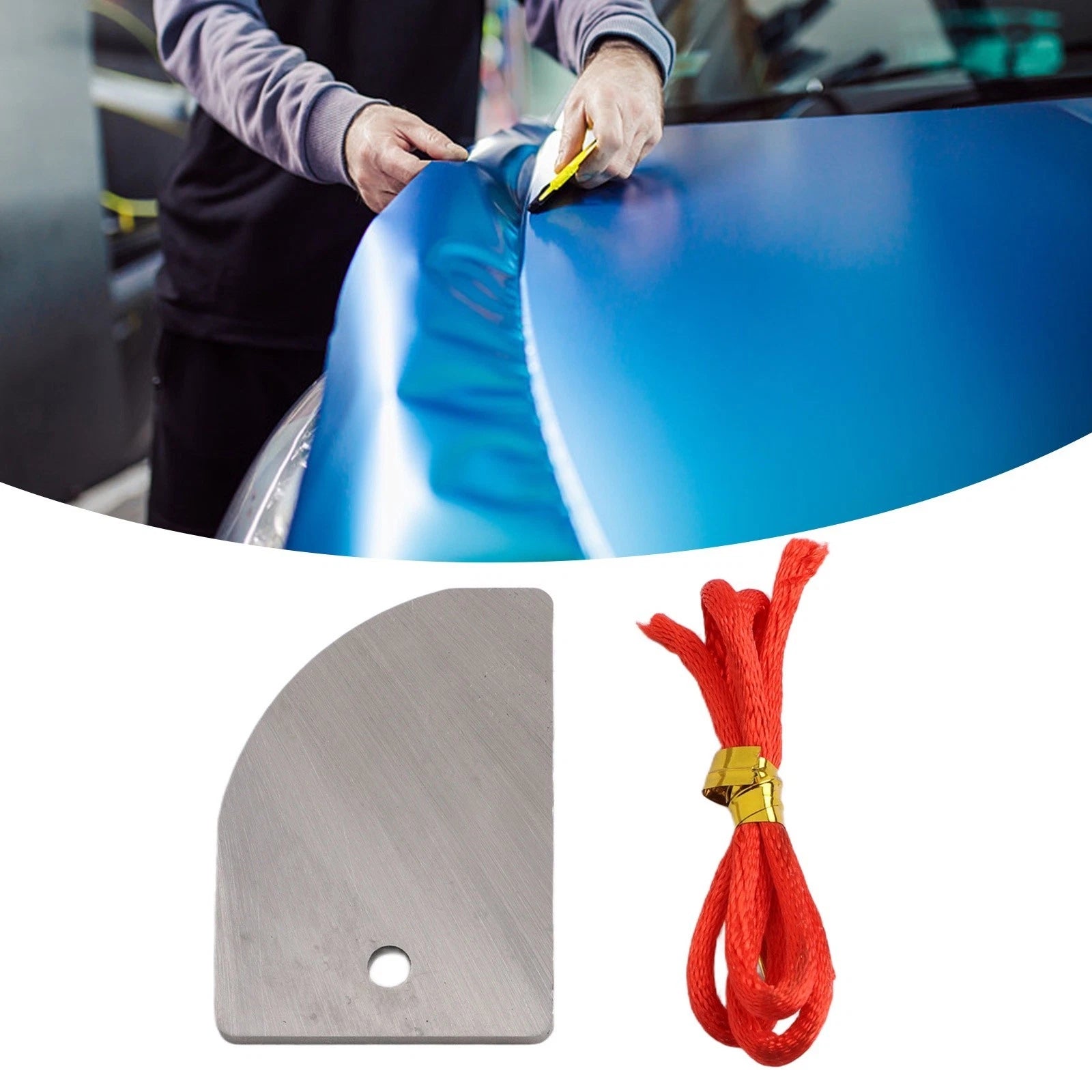 Car Scratch Repair Tool with Steel Blade for DIY Light Scratch Removal
