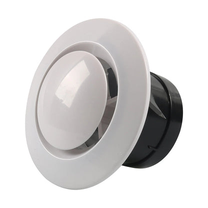 Round AC Air Ceiling Vent for RV Camper Trailer (Adjustable Rotate)