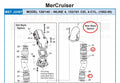 MerCruiser Exhaust Bellow Tube 32-44348001, 32-90949 for 120 140 (New Model)
