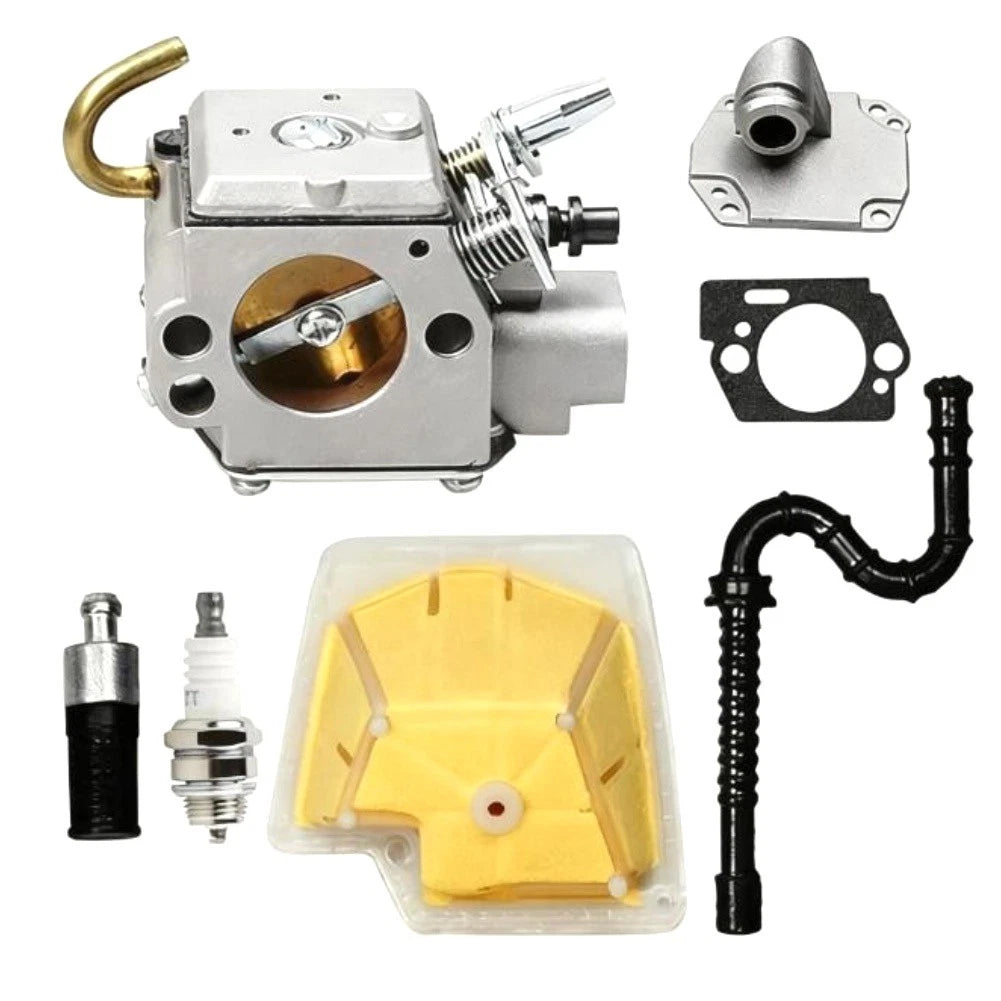 Carburetor Air Filter Kit for Chainsaw (Includes Air Filter, Fuel Line)