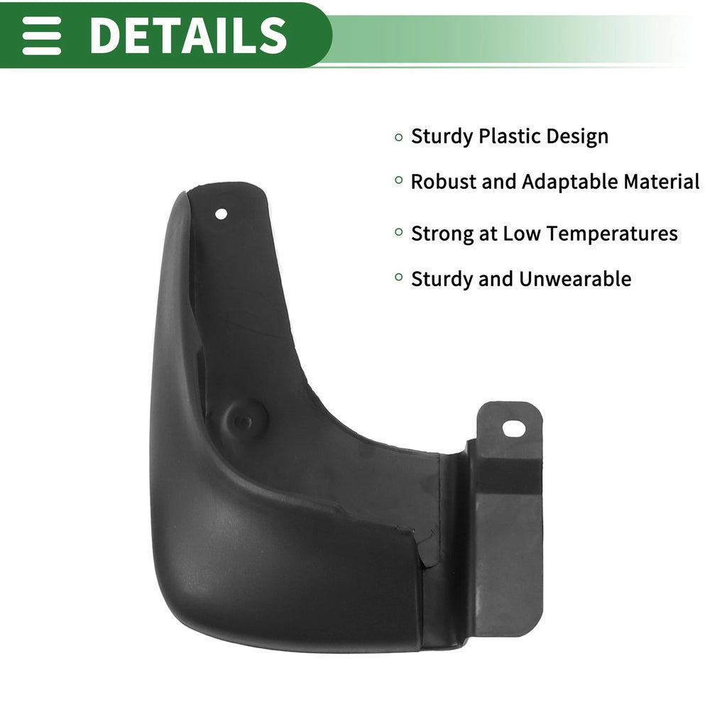 Mud Flaps Splash Guards for Hyundai Elantra (2002–2007) W/ Mounts