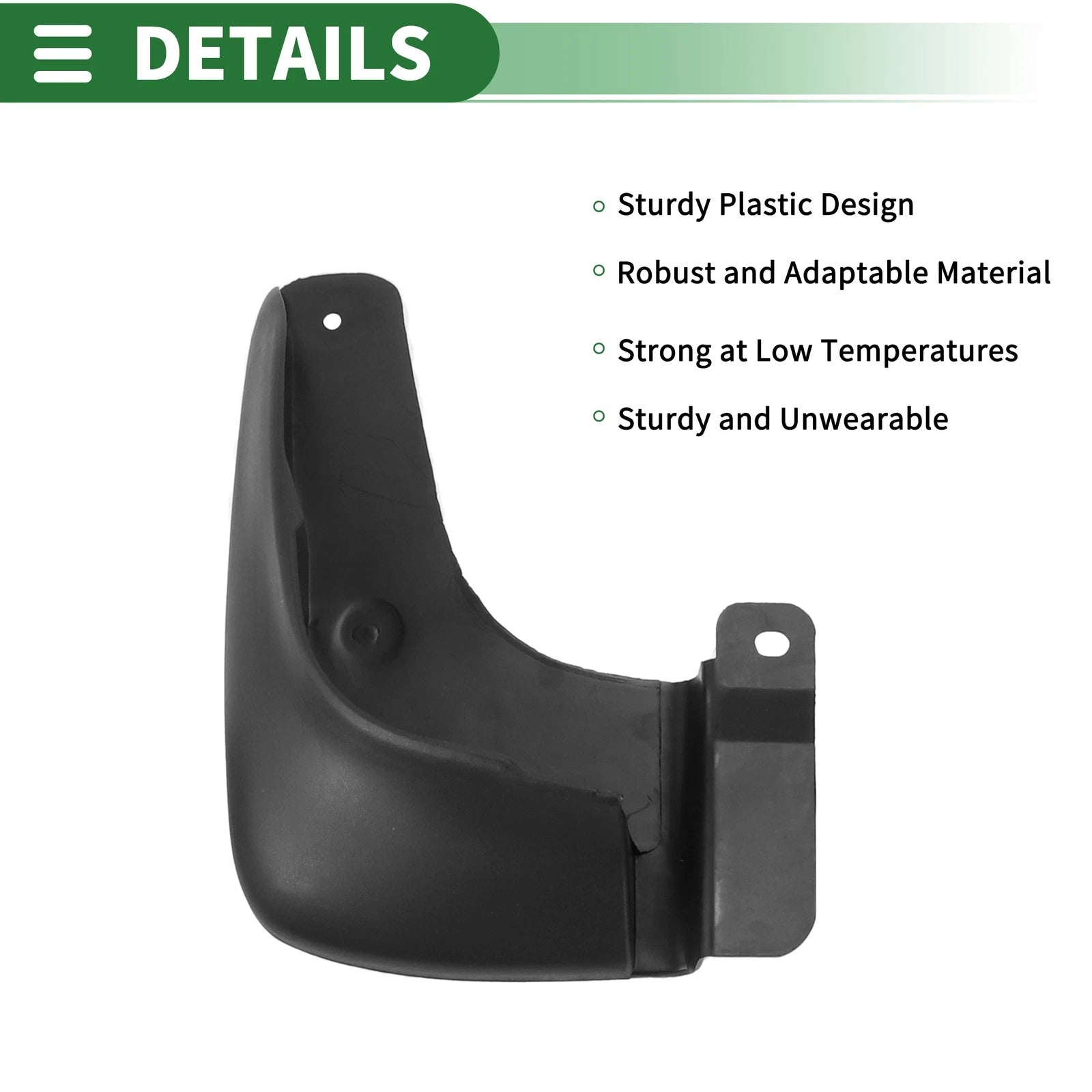 Mud Flaps Splash Guards for Hyundai Elantra (2002–2007) W/ Mounts
