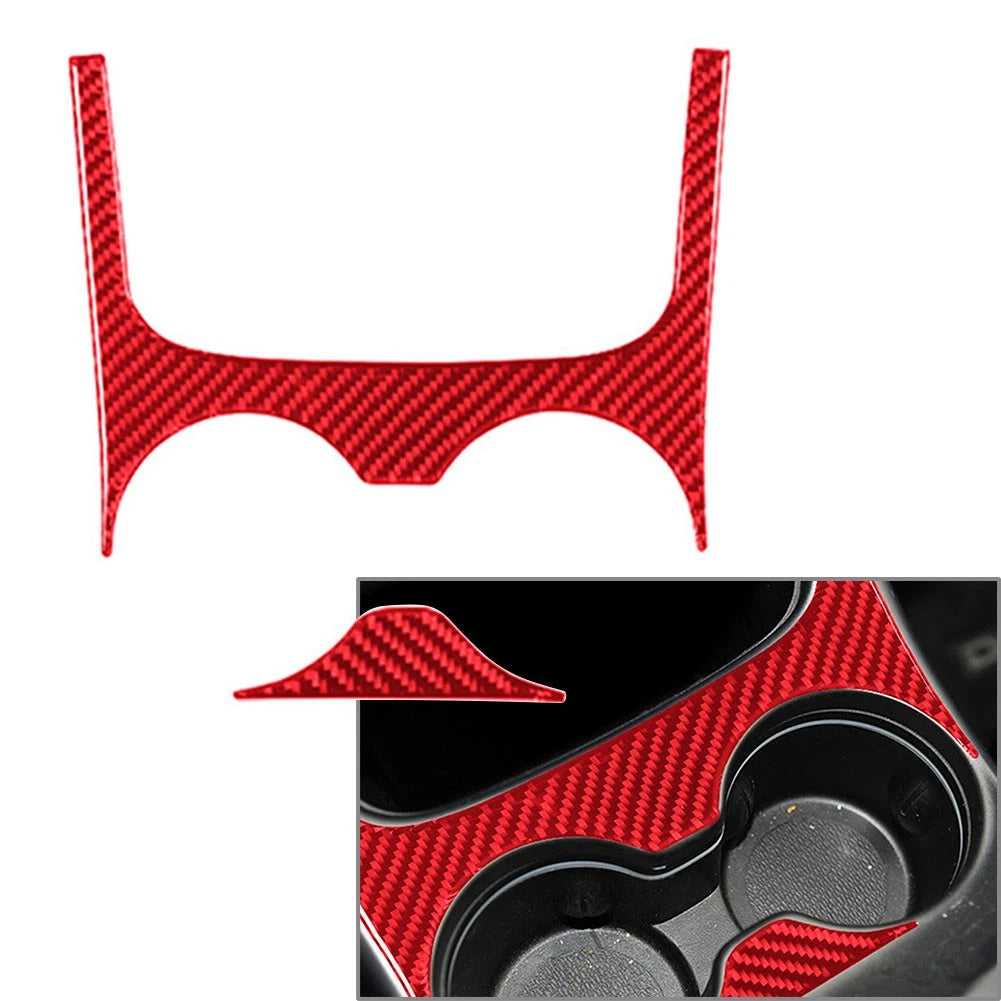 Console Water Cup Retainer Panel Cover Trim for Dodge Journey (2011–2018) Red
