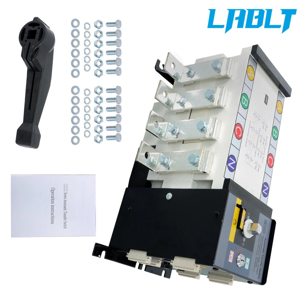 Automatic Transfer Switch 630A 4P for Industrial Applications (110/220V)