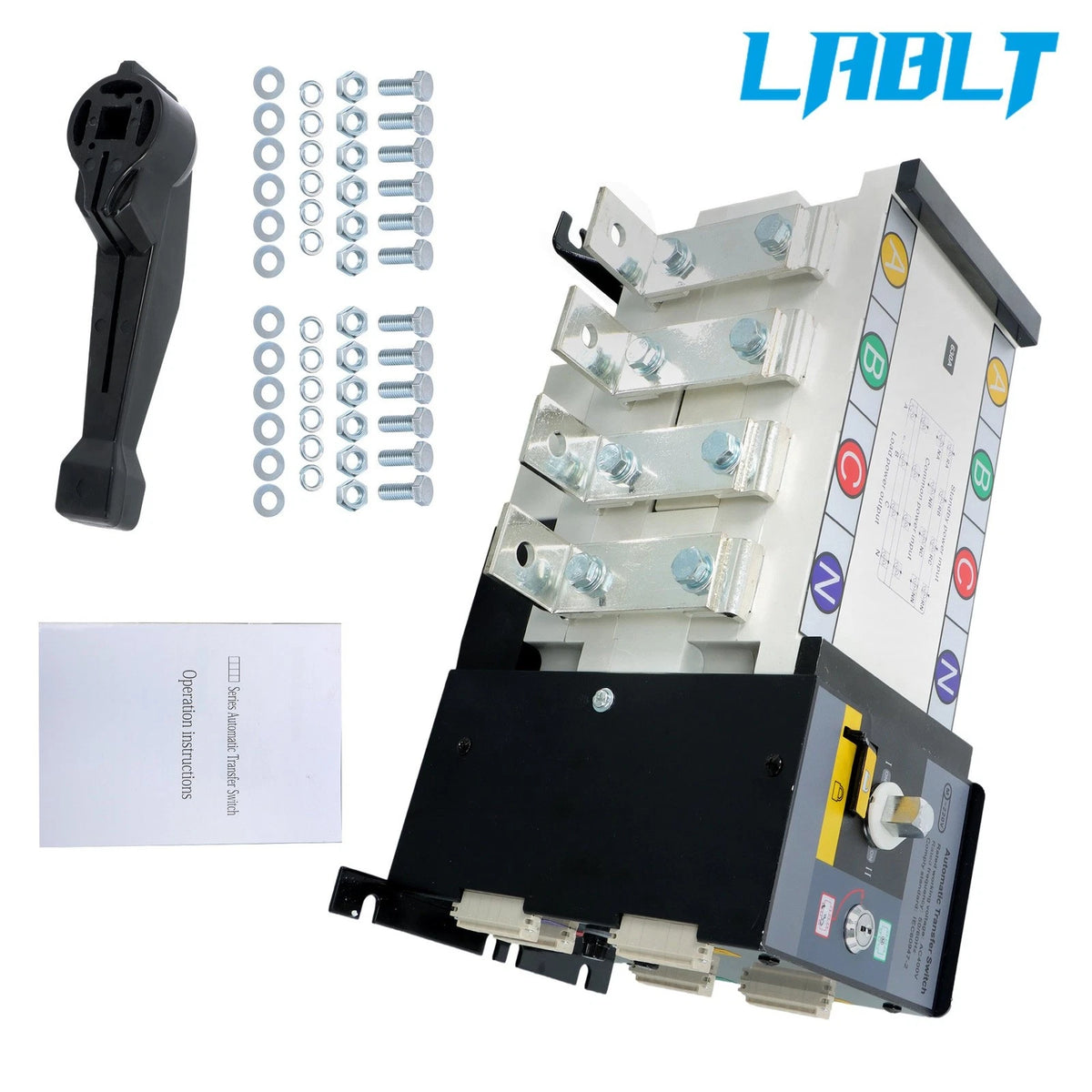 Automatic Transfer Switch 630A 4P for Industrial Applications (110/220V)