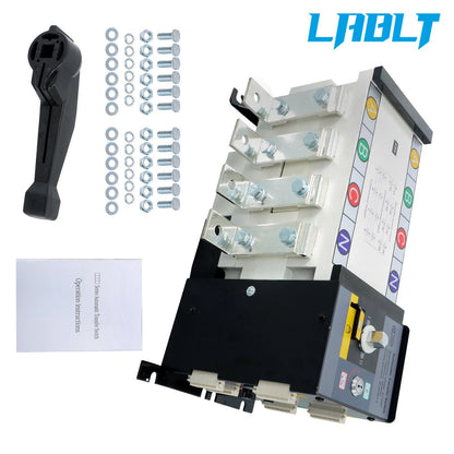 Automatic Transfer Switch 630A 4P for Industrial Applications (110/220V)