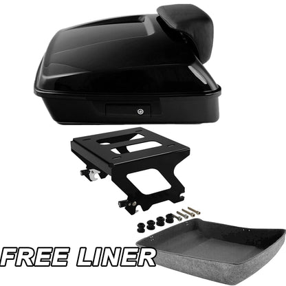 Chopped Trunk Pad Solo Mount Rack for Harley Low Rider ST FXLRST (2022–2025)