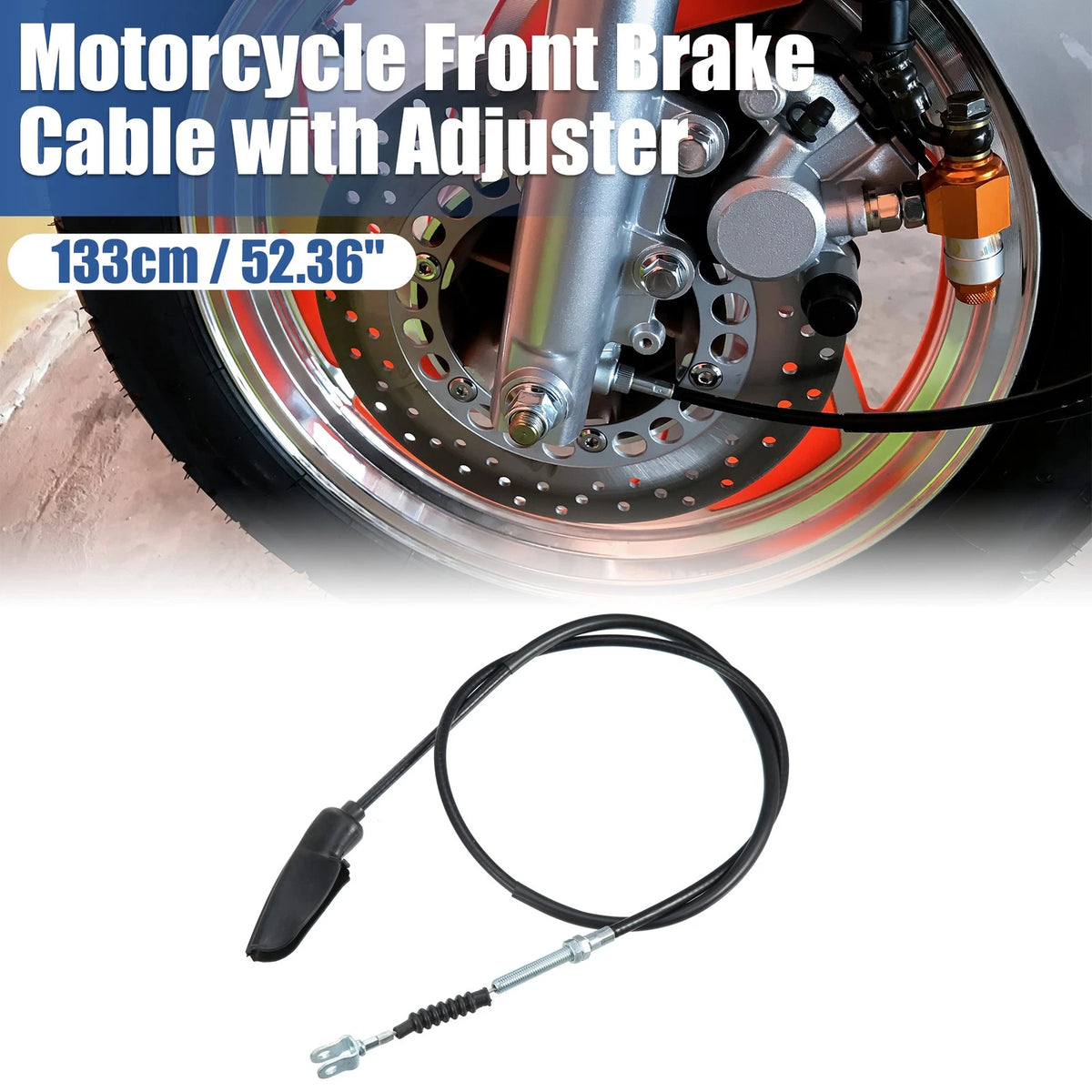 Front Brake Cable for Yamaha YZ125 (1984) & YZ250 (1983–1984)