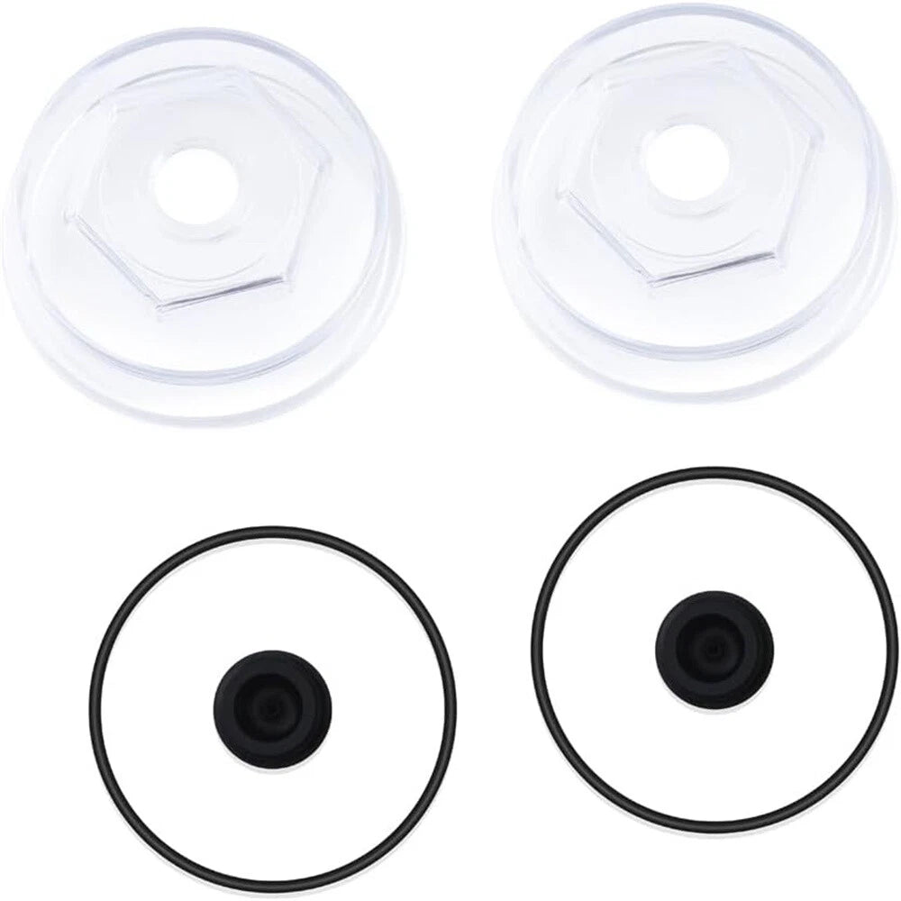 2Pcs Trailer Hub Replacement Oil Cap Kit for Dexter 10K-16K Bearings