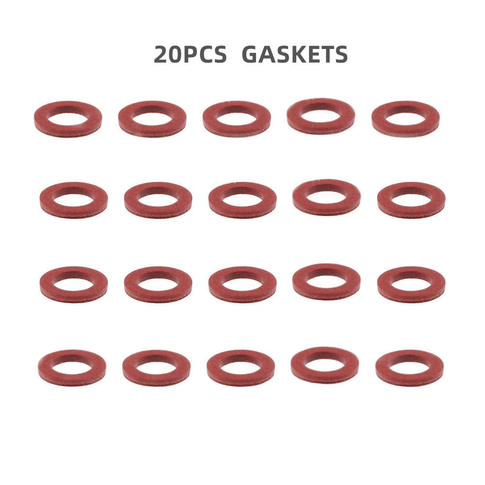 20X Lower Unit Oil Drain Gasket for Yamaha (Replaces 90430-08020, 90430-08003)