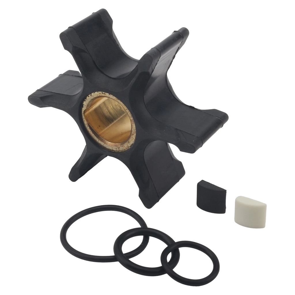 Outboard Water Pump Impeller & Key for Evinrude Johnson 85-300 HP V 4 6 8 Engine