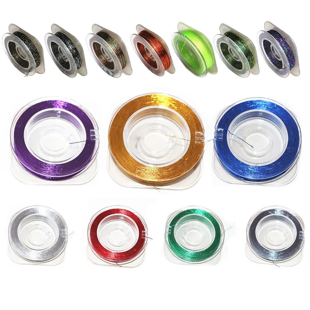 Multi Layer Woven Polyester Fiber Rod Building Thread 50M Fishing Line