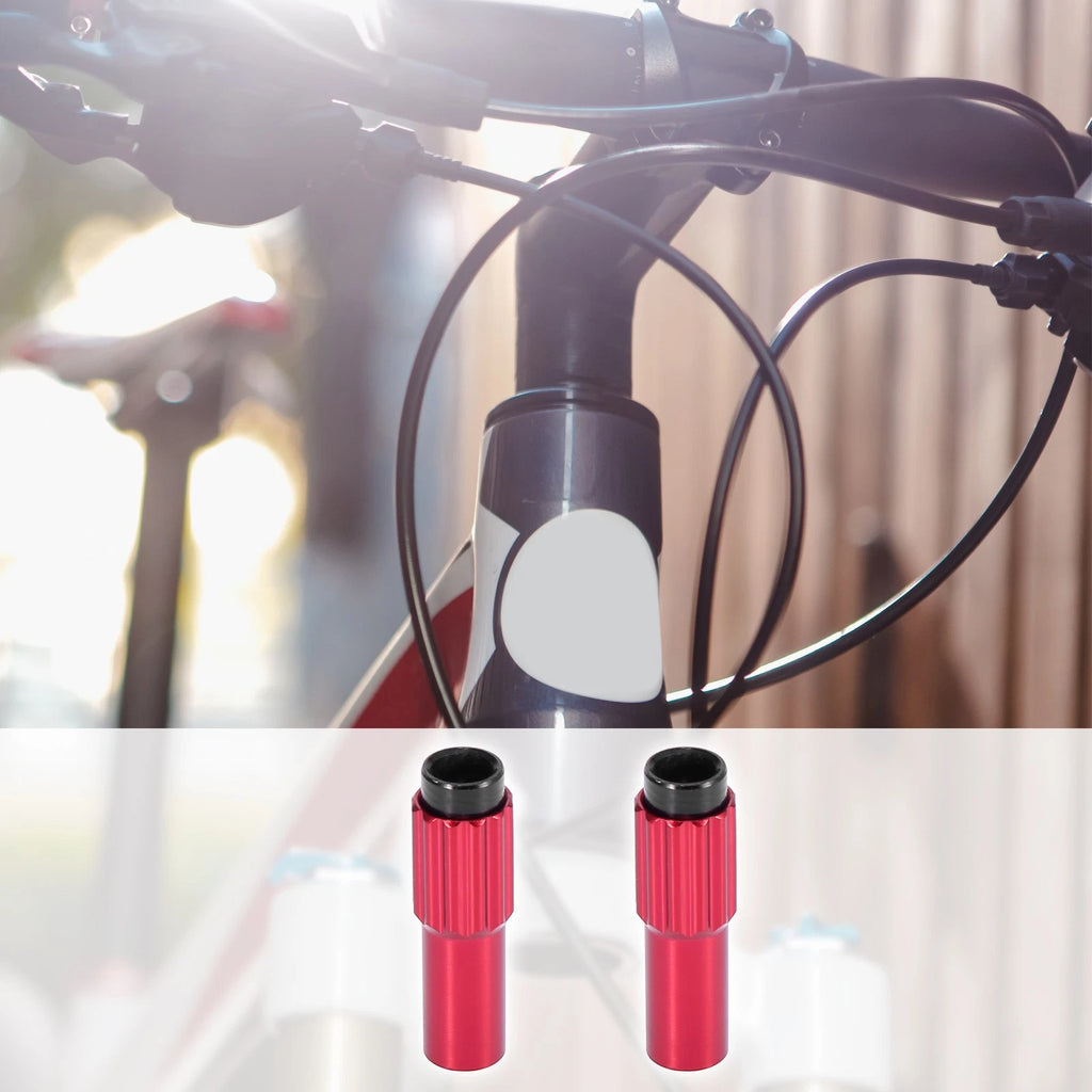 2 Pcs Aluminum Alloy Brake Cable Adjuster Gear Shift Connector for Universal (All)