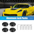 Jack Pad Set 4 Pcs for Chevrolet Corvette C5 (1997–2004) Black Frame Rail