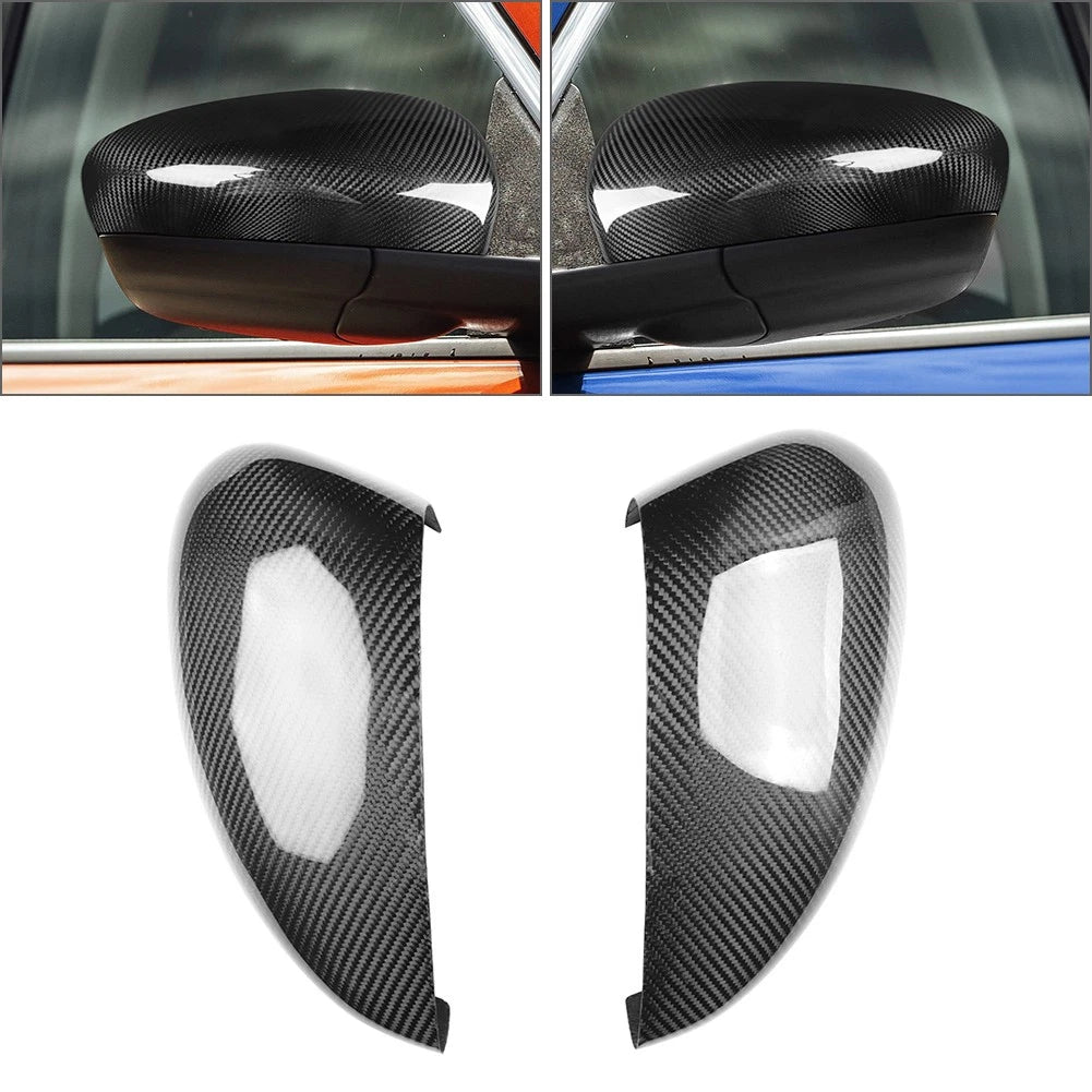 Carbon Fiber Side Rear View Mirror Cover Cap for Ford Escape Kuga (2013–2019)