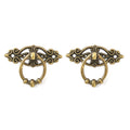 2Pcs Vintage Pull Knob Handle for Jewelry Box Drawer Cabinet