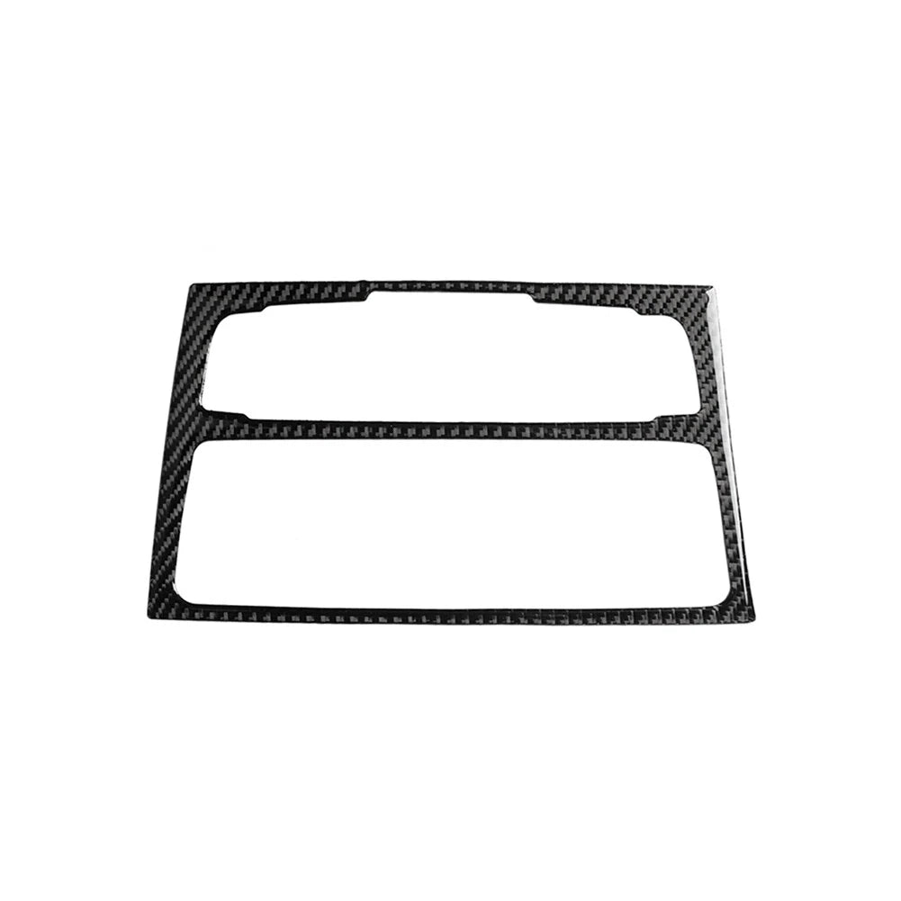 Carbon Black Console CD Panel Trim for Audi A4 A5 Q5 B8 B7 (2009–2016)