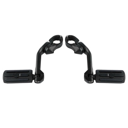 1-1/4" Matte Highway Footpeg Long Angled Mount for Harley Sportster (883–1200)