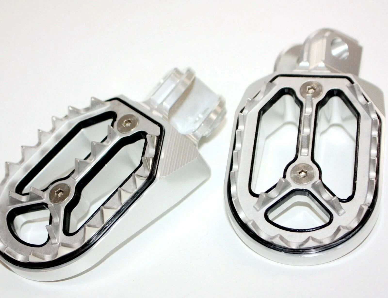 CNC Silver Footpeg Set for KTM 65SX (2000–2023) FX205