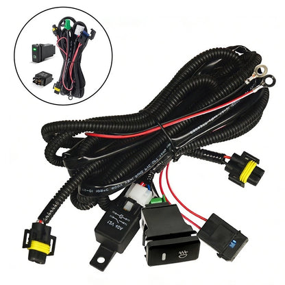 Fog Light Harness Kit for Toyota (67 Inch, Includes Relay Switch)