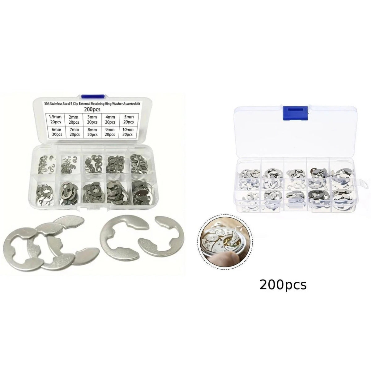 Open Ring Combination Stainless Steel 304 for Various Sizes