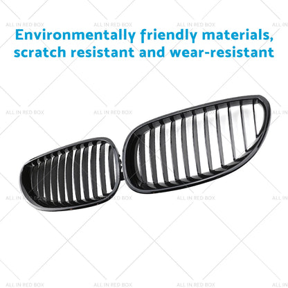 Gloss Black Front Grille for BMW 5 Series E60 E61 (2003–2010)
